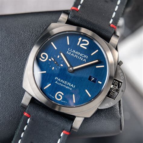 panerai luminor marina titanio/dlc bucherer blue|PANERAI LUMINOR MARINA IS THE LATEST MASTERPIECE .